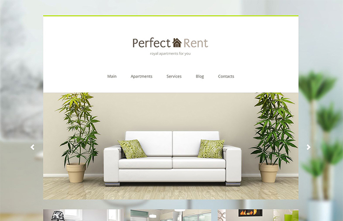 Apartment Rent WordPress Theme    