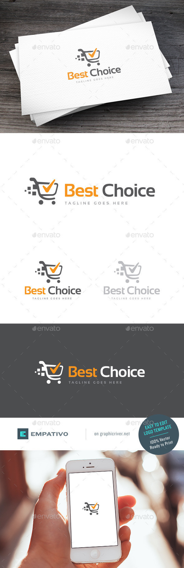 Best choice logo template
