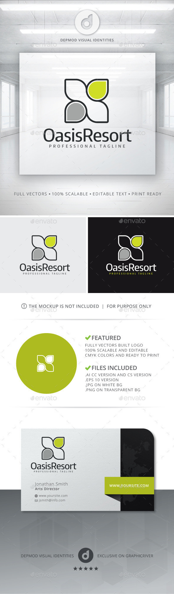 Oasis resort logo