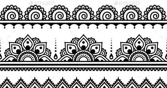 Box mehndi henna pattern 4 prev