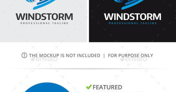 Box wind storm logo