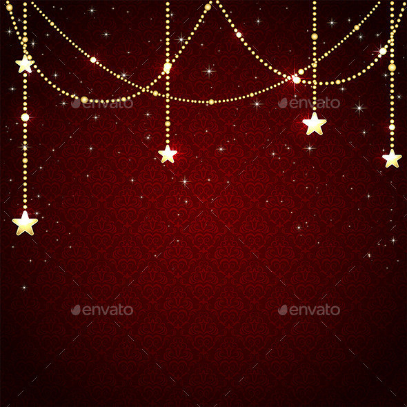 Christmas 20baubles 20on 20red 20background1