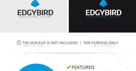 Box edgy bird logo