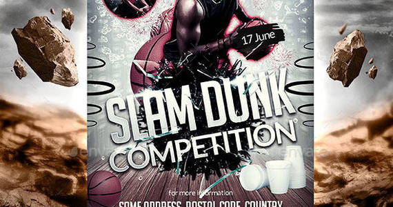 Box slam 20dunk 20competition 20flyer 20template
