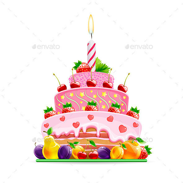 Cake 20with 20fruit