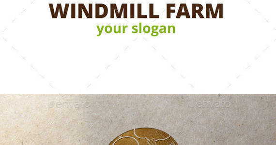 Box windmill farm logo preview