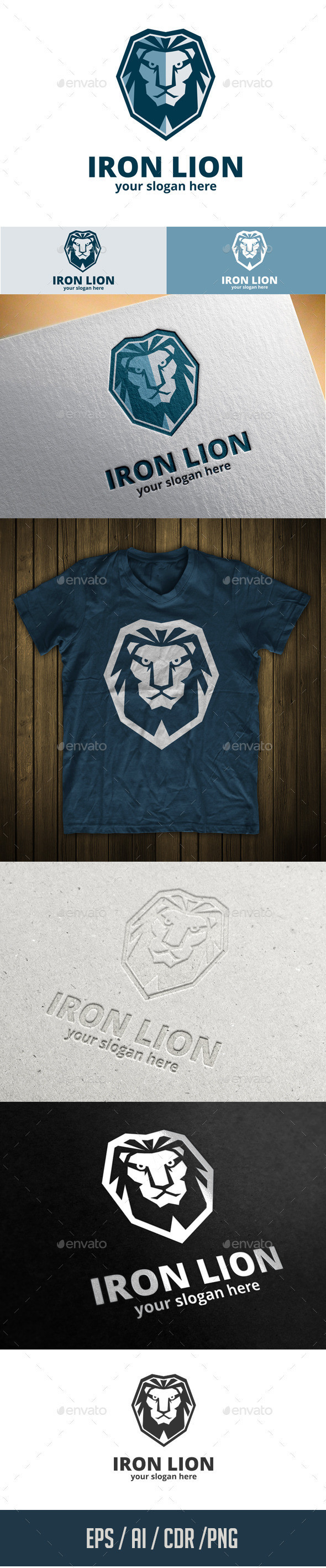 Iron lion logo preview