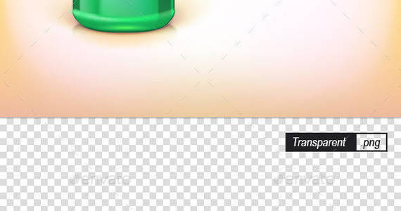 Box medical bottle template preview