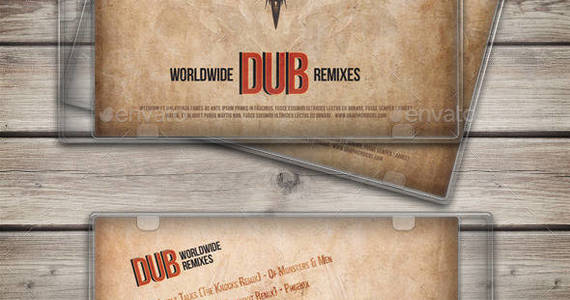 Box dubremixes cd cover template preview