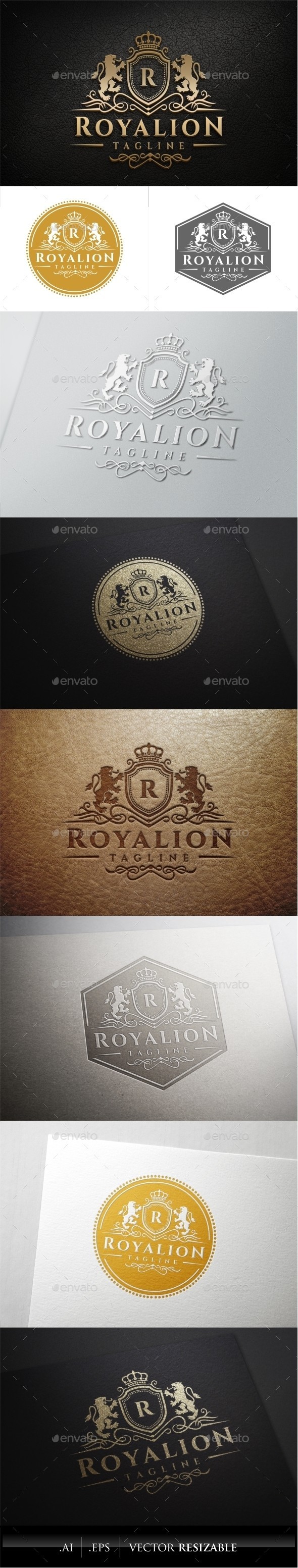 Royal 20lion 20logo 20template 20 preview