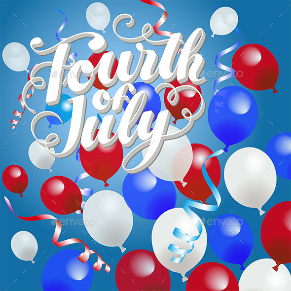 Fourth 20of 20july 20balloons 20background 20preview