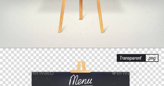 Box menuboard on tripod preview