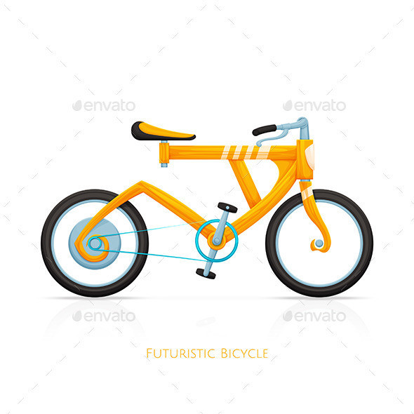 Futuristic bicycle image preview
