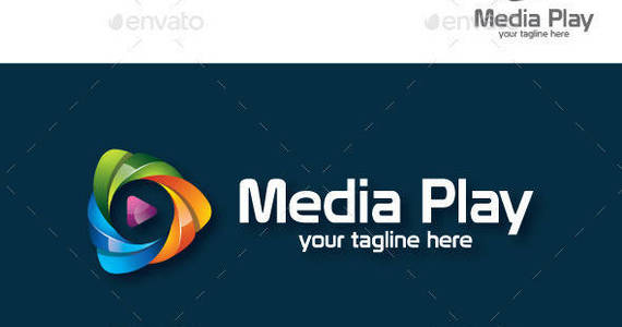 Box media play logo