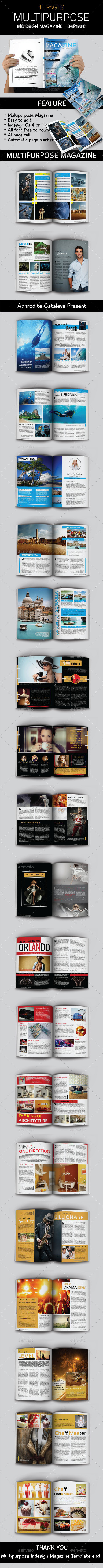 Preview multipurpose magazine graphicriver