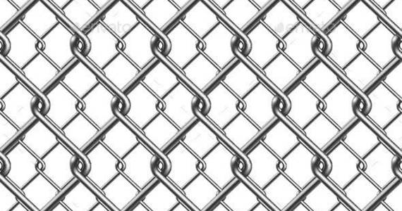Box seamless vector chain fence pattern 222