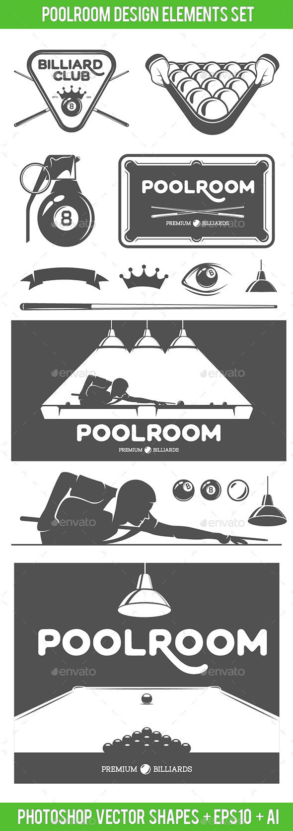 Poolroom set pr big