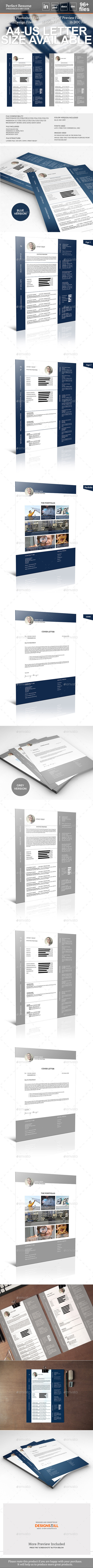 Resume cv format template preview