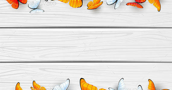 Box red 20and 20white 20butterflies 20on 20wooden 20background 201