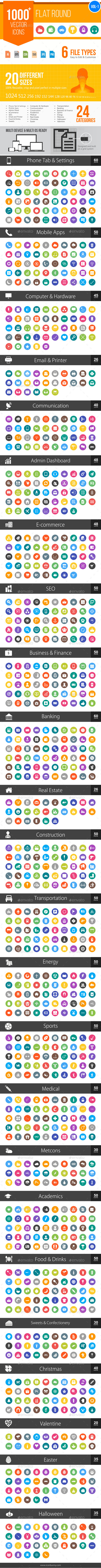 1044 20flat 20round 20icons 20  20preview