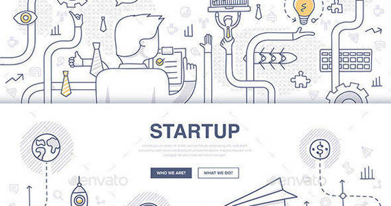 Box 306 startup teamwork doodle concepts590