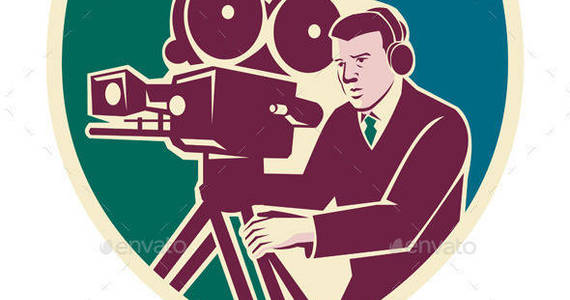 Box cameraman moviemaker vintage shield prvw