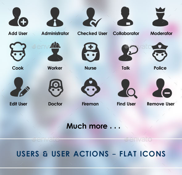 User icons preview