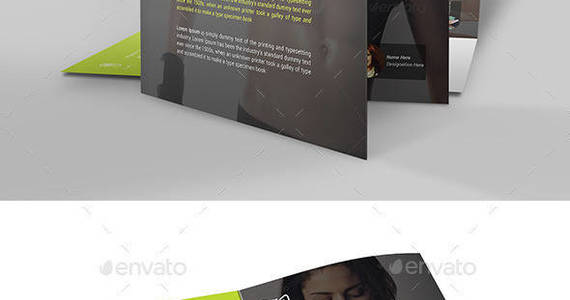 Box 4 pages bifod brochure template preview