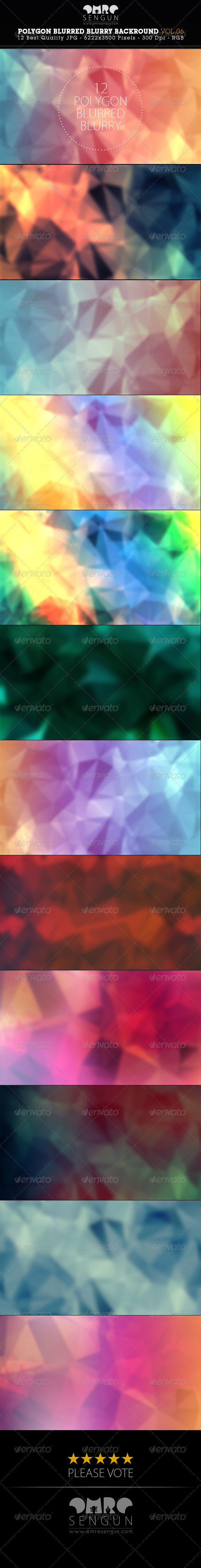 Blurred blurry polygon background vol5