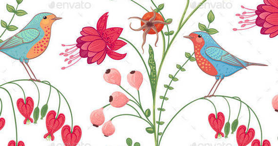 Box botanical 20pattern 20with 20birds 20preview