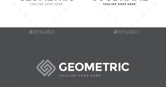 Box geometric logo template