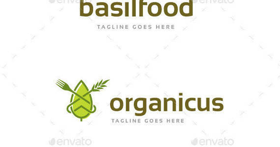 Box basilfood logo template