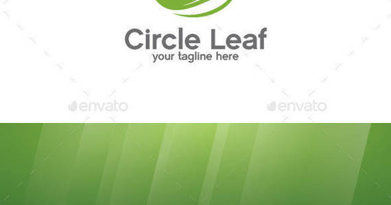 Box circle leaf logo