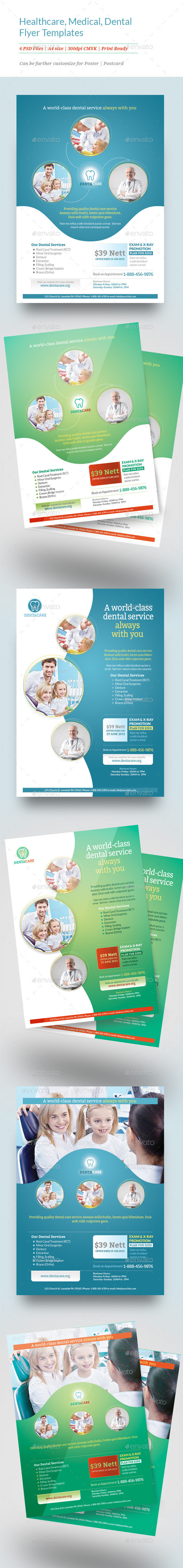Preview healthcare medical dental flyer