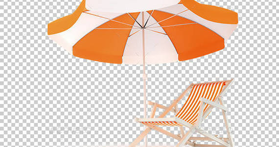 Box single deck chair umbrella preview