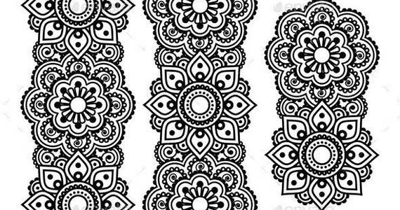 Box mehndi henna pattern 11 prev