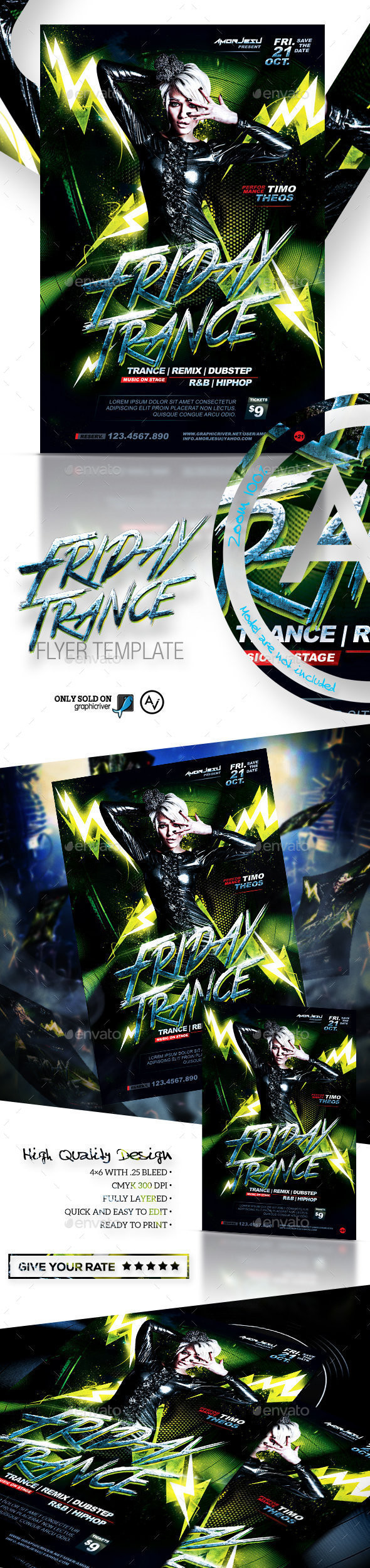 Preview 20  20friday 20trance 20flyer 20template 20 design 20by 20amorjesu 