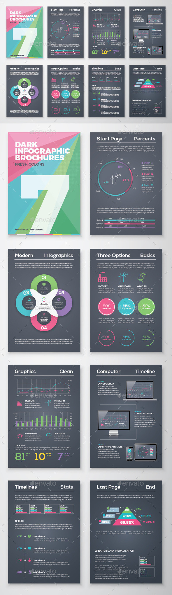 Infographic tools 7 boxed dark gr preview