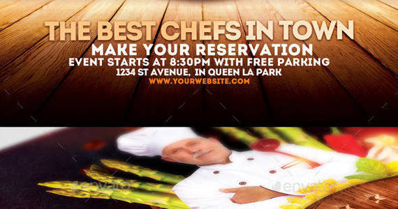 Box master chef flyer 20 template preview