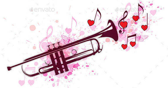 Box trumpet pink1590
