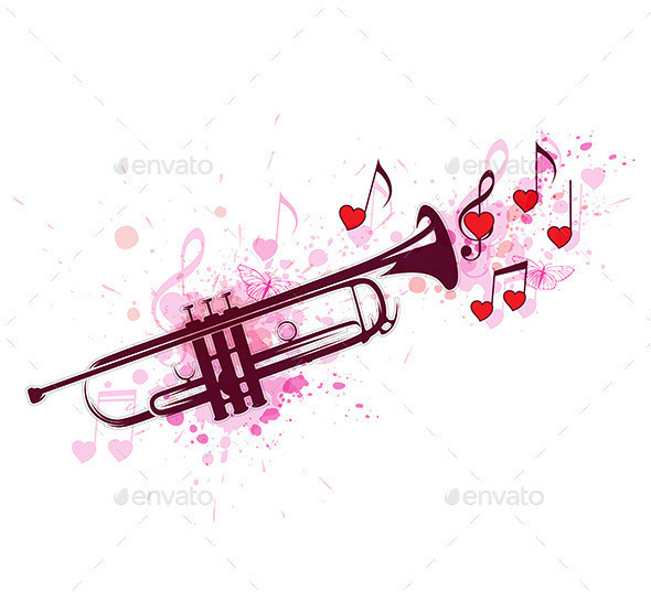 Trumpet pink1590