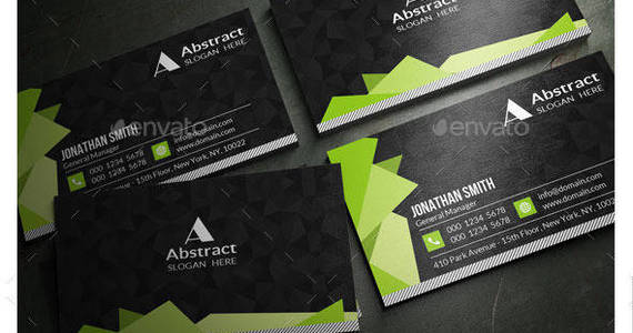 Box creative abstract corporate business card 85 preview