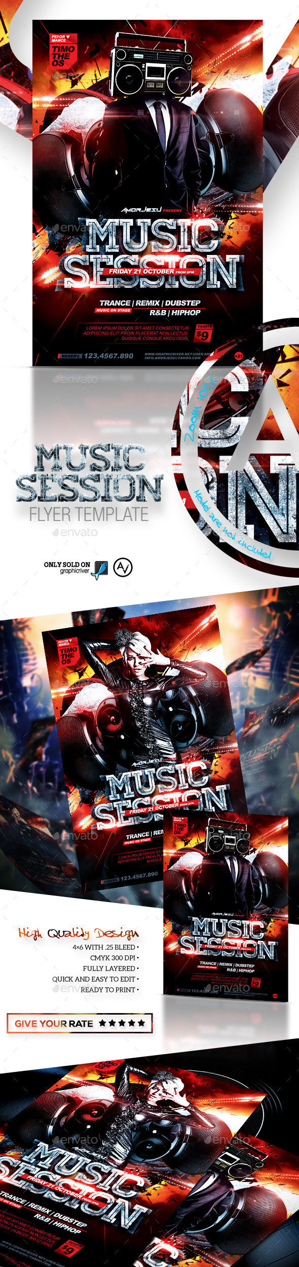 Preview 20  20music 20session 20flyer 20template 20 design 20by 20amorjesu 