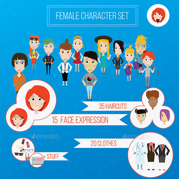 Female character packpre
