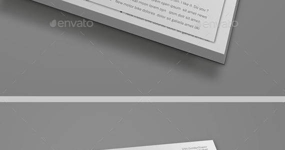 Box infographics business flyer template