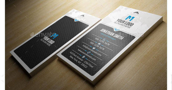 Box vertical creative corporate business card 87 preview