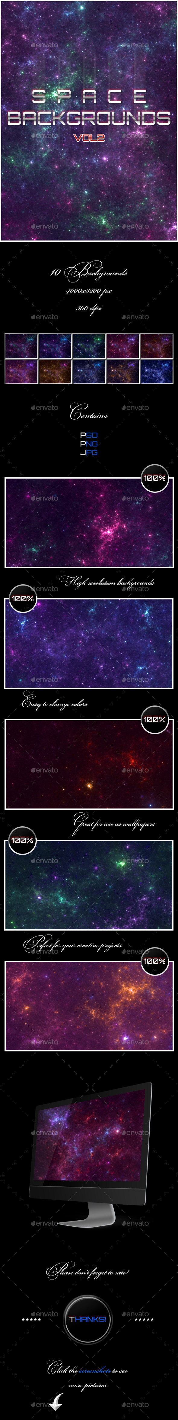 Space backgrounds vol2   preview2