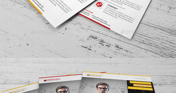 Box corporate flyer bundle preview