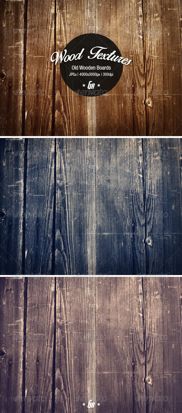 Old wooden boards preview