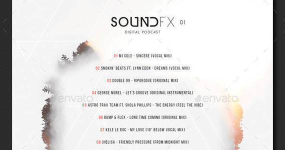 Box soundfx cd cover template preview
